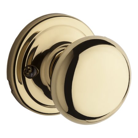 KWIKSET Hancock Half Dummy Knob, Bright Polished Brass 788H-3GC